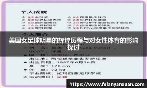 美国女足球明星的辉煌历程与对女性体育的影响探讨